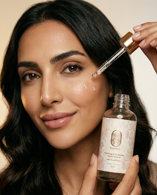 سيروم تفتيح وشد الوجه للبشرة الجافة