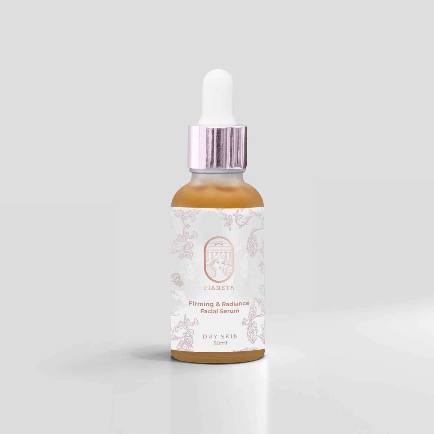 Brightening and tightening face serum for dry skin 