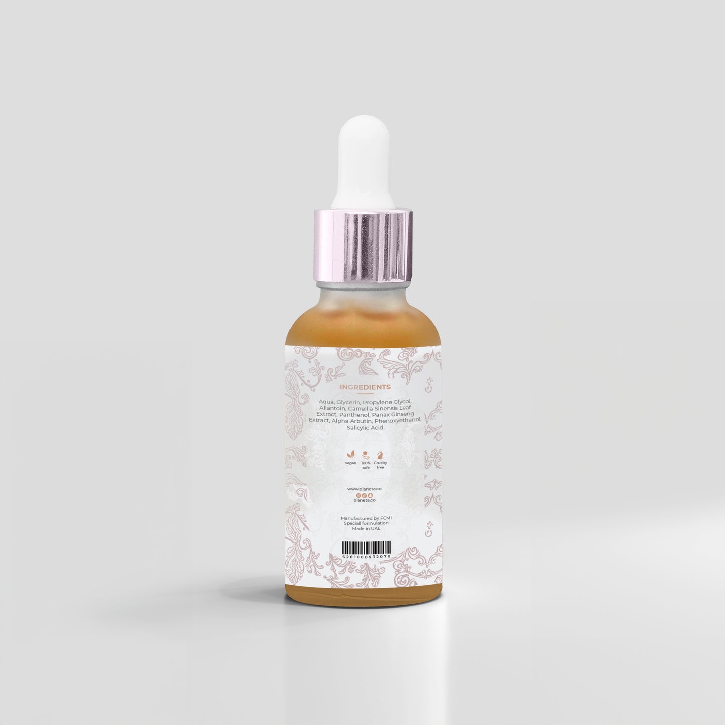 Brightening and tightening face serum for oily skin 