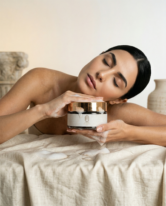 معجون صابون الجسم بالكركم